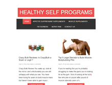 Tablet Screenshot of healthyselfprograms.com